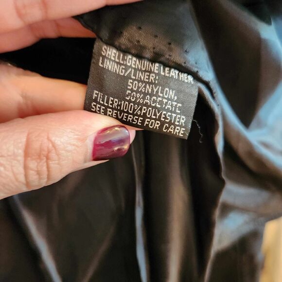 Hot Leathers Women's Leather Biker Moto Jacket Size Large - Picture 7 of 11